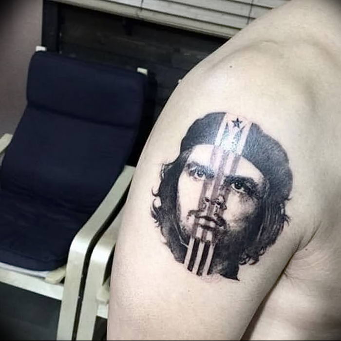 фото тату Че Гевара от 27.04.2018 №068 - tattoo Che Guevara - tattoo-photo.ru