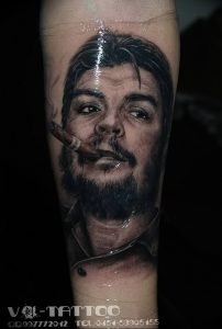 фото тату Че Гевара от 27.04.2018 №072 - tattoo Che Guevara - tattoo-photo.ru