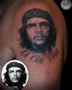 фото тату Че Гевара от 27.04.2018 №075 - tattoo Che Guevara - tattoo-photo.ru