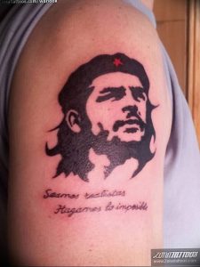 фото тату Че Гевара от 27.04.2018 №076 - tattoo Che Guevara - tattoo-photo.ru