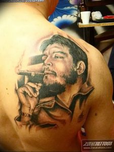 фото тату Че Гевара от 27.04.2018 №077 - tattoo Che Guevara - tattoo-photo.ru