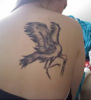фото тату аист от 18.04.2018 №012 — tattoo stork — tatufoto.com