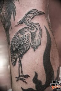 фото тату аист от 18.04.2018 №025 - tattoo stork - tatufoto.com