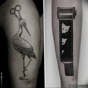 фото тату аист от 18.04.2018 №064 - tattoo stork - tatufoto.com