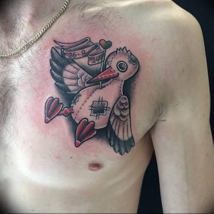 фото тату аист от 18.04.2018 №072 - tattoo stork - tatufoto.com