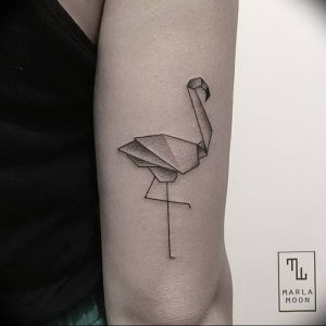 фото тату аист от 18.04.2018 №097 - tattoo stork - tatufoto.com