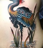 фото тату аист от 18.04.2018 №111 — tattoo stork — tatufoto.com