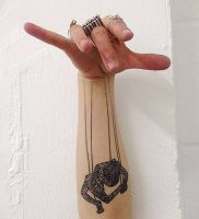 фото тату марионетка с нитками от 26.04.2018 №006 — tattoo puppet with — tattoo-photo.ru