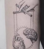 фото тату марионетка с нитками от 26.04.2018 №007 — tattoo puppet with — tattoo-photo.ru