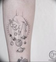 фото тату марионетка с нитками от 26.04.2018 №008 — tattoo puppet with — tattoo-photo.ru