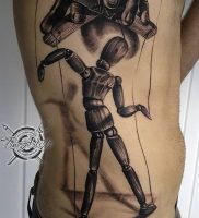 фото тату марионетка с нитками от 26.04.2018 №016 — tattoo puppet with — tattoo-photo.ru
