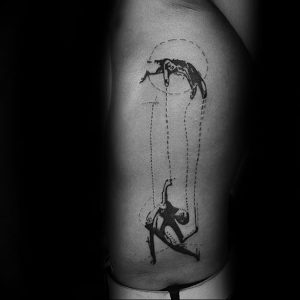 фото тату марионетка с нитками от 26.04.2018 №031 - tattoo puppet with - tattoo-photo.ru