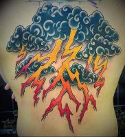 фото тату молния от 26.04.2018 №013 — lightning tattoo — tattoo-photo.ru