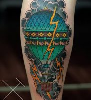 фото тату молния от 26.04.2018 №018 — lightning tattoo — tattoo-photo.ru