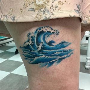 фото тату океан от 06.04.2018 №017 - tattoo ocean - tattoo-photo.ru