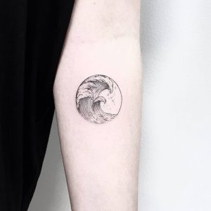 фото тату океан от 06.04.2018 №019 - tattoo ocean - tattoo-photo.ru