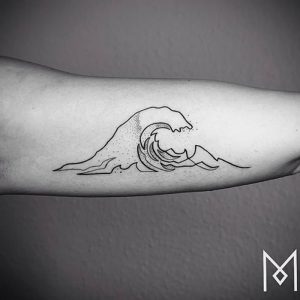 фото тату океан от 06.04.2018 №056 - tattoo ocean - tattoo-photo.ru
