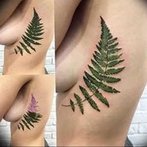 фото тату папоротник от 27.04.2018 №022 - tattoo fern - tattoo-photo.ru