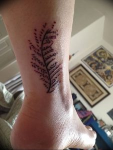 фото тату папоротник от 27.04.2018 №025 - tattoo fern - tattoo-photo.ru