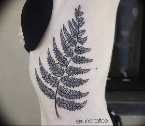 фото тату папоротник от 27.04.2018 №032 - tattoo fern - tattoo-photo.ru