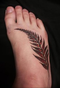 фото тату папоротник от 27.04.2018 №033 - tattoo fern - tattoo-photo.ru