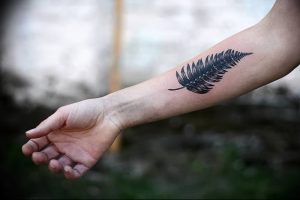 фото тату папоротник от 27.04.2018 №041 - tattoo fern - tattoo-photo.ru