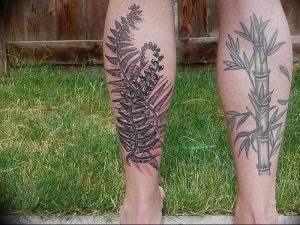 фото тату папоротник от 27.04.2018 №057 - tattoo fern - tattoo-photo.ru