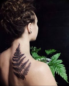 фото тату папоротник от 27.04.2018 №076 - tattoo fern - tattoo-photo.ru