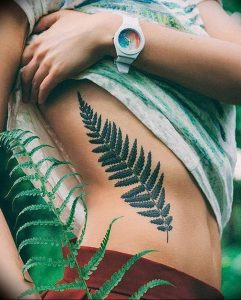 фото тату папоротник от 27.04.2018 №078 - tattoo fern - tattoo-photo.ru