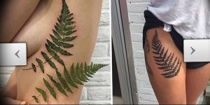 фото тату папоротник от 27.04.2018 №107 - tattoo fern - tattoo-photo.ru
