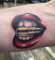 фото тату пуля от 06.04.2018 №003 — bullet tattoo — tattoo-photo.ru