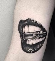 фото тату пуля от 06.04.2018 №007 — bullet tattoo — tattoo-photo.ru
