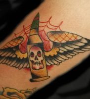 фото тату пуля от 06.04.2018 №014 — bullet tattoo — tattoo-photo.ru