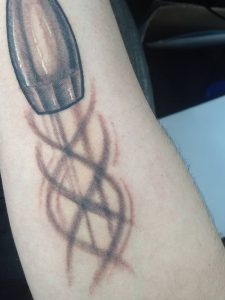 фото тату пуля от 06.04.2018 №020 - bullet tattoo - tattoo-photo.ru