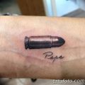 фото тату пуля от 06.04.2018 №048 - bullet tattoo - tattoo-photo.ru