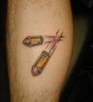 фото тату пуля от 06.04.2018 №049 — bullet tattoo — tattoo-photo.ru