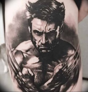 фото тату росомаха от 27.04.2018 №013 - Wolverine tattoo - tattoo-photo.ru