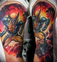 фото тату росомаха от 27.04.2018 №022 — Wolverine tattoo — tattoo-photo.ru