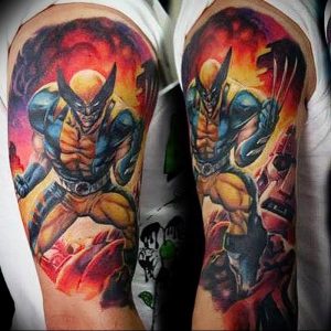 фото тату росомаха от 27.04.2018 №022 - Wolverine tattoo - tattoo-photo.ru