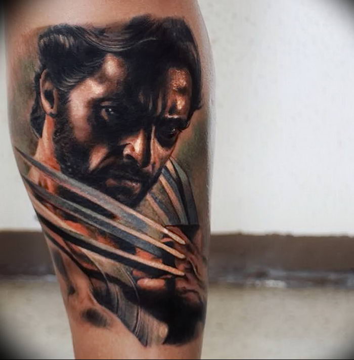 фото тату росомаха от 27.04.2018 №023 - Wolverine tattoo - tattoo-photo.ru
