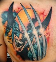фото тату росомаха от 27.04.2018 №025 — Wolverine tattoo — tattoo-photo.ru