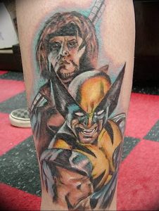 фото тату росомаха от 27.04.2018 №032 - Wolverine tattoo - tattoo-photo.ru