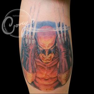 фото тату росомаха от 27.04.2018 №033 - Wolverine tattoo - tattoo-photo.ru