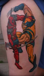 фото тату росомаха от 27.04.2018 №035 - Wolverine tattoo - tattoo-photo.ru