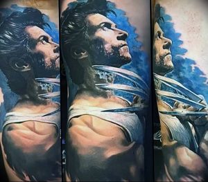 фото тату росомаха от 27.04.2018 №041 - Wolverine tattoo - tattoo-photo.ru