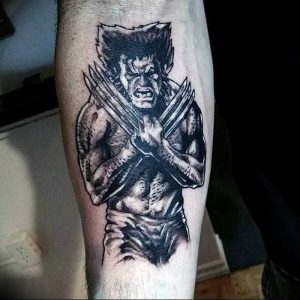 фото тату росомаха от 27.04.2018 №045 - Wolverine tattoo - tattoo-photo.ru