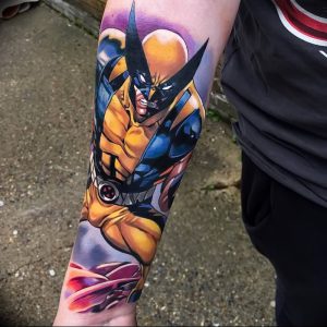 фото тату росомаха от 27.04.2018 №051 - Wolverine tattoo - tattoo-photo.ru