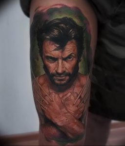 фото тату росомаха от 27.04.2018 №052 - Wolverine tattoo - tattoo-photo.ru