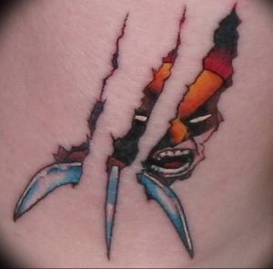 фото тату росомаха от 27.04.2018 №060 - Wolverine tattoo - tattoo-photo.ru
