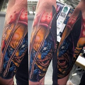 фото тату росомаха от 27.04.2018 №062 - Wolverine tattoo - tattoo-photo.ru